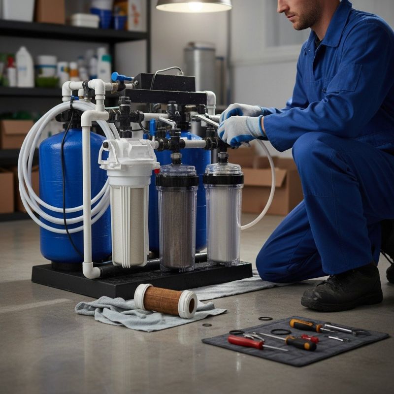 Reverse Osmosis Installation detail
